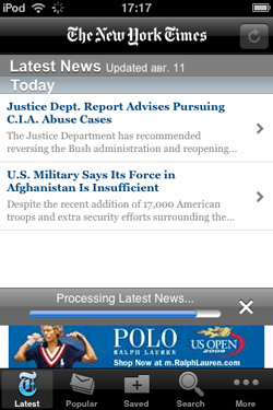 New York Times       iPhone