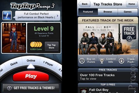  2  1 . $    iPhone   - Tap Tap Revenge