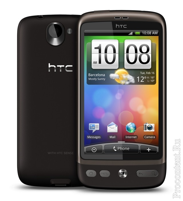  1  HTC Desire:    