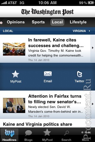  5  Washington Post  iPhone   