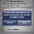 ABBYY Business Card Reader  iPhone -  try&buy