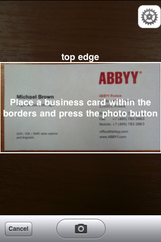  3  ABBYY Business Card Reader  iPhone -  try&buy