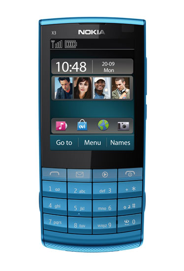  2  Nokia X3 Touch and Type -      S40  7 000 