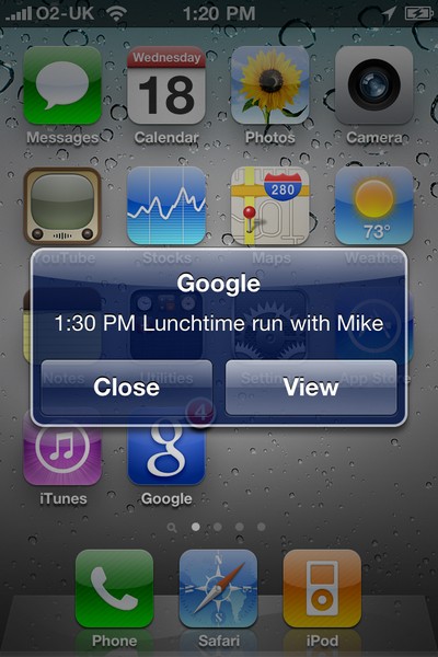  2   Google Mobile  iPhone  push-