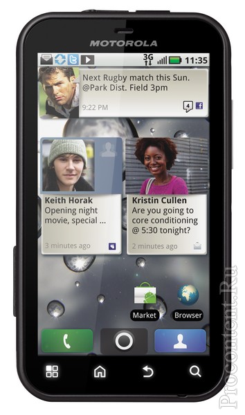  6  Motorola Defy -  Android-    