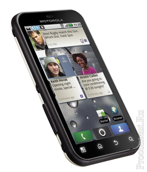  7  Motorola Defy -  Android-    