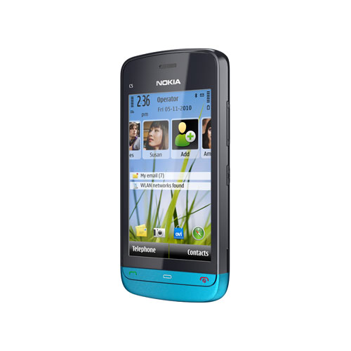  5  Nokia C5-03 -    Wi-Fi, GPS  3G  9 500