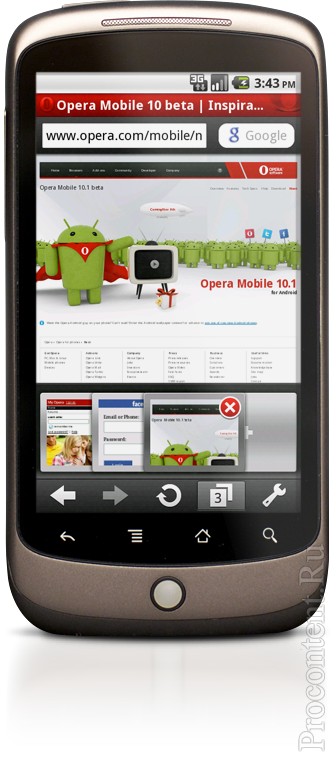  4   Opera Mobile  Android 