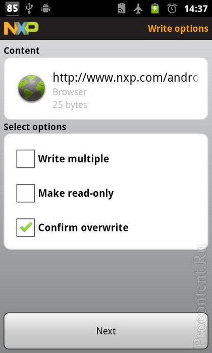 Фото 3 новости NXP выпускает первое Android-приложение для обмена данными 