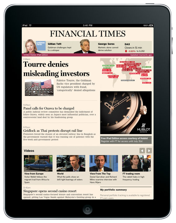  1  Apple -  Financial Times  iOS