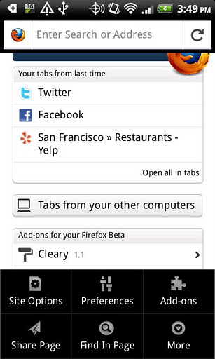  3   Firefox 9  Android    