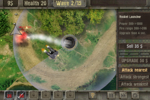  1  Defense zone -  -  iPhone, iPad  iPod Touch