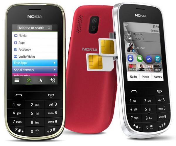  1  MWC 2012:   Nokia Asha: 302, 202, 203