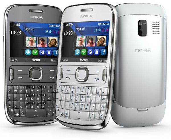  3  MWC 2012:   Nokia Asha: 302, 202, 203