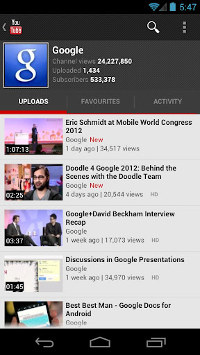  3   HD-  YouTube   Android 2.2, 2.3
