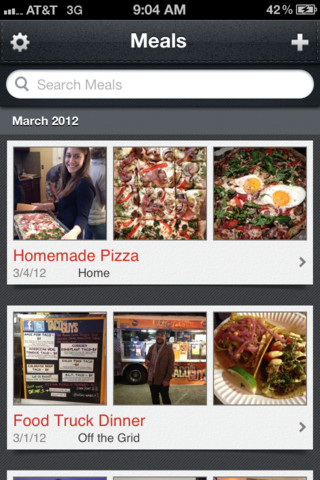  1   iPhone- Evernote Food  