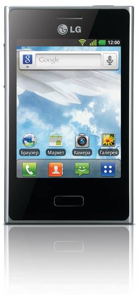 Фото 2 новости LG Optimus L3- компактный Android-смартфон 