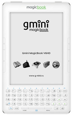 Ридер Gmini MagicBook V6HD с Wi-Fi и qwerty-клавиатурой