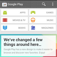 Фото 1 новости Новый Google Play Store замечен в Google+