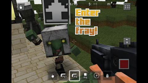  3  Minecraft`  Block Fortress   FPS  iPhone  iPad 