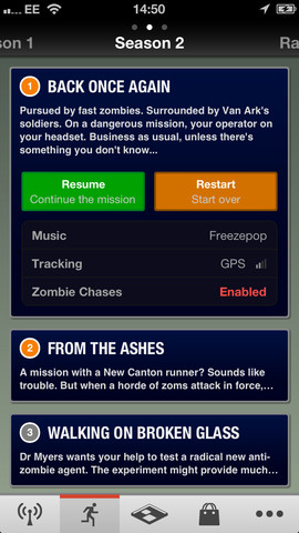  3  Android  iPhone- Zombies, Run!   