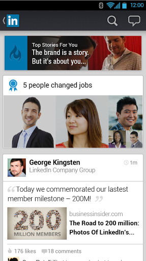  2  LinkedIn  iPhone  Android    