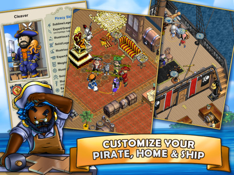  5  Puzzle Pirates -     iPad   App Store