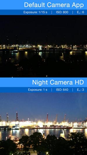 Night Camera HD для iPhone – делаем ночные снимки