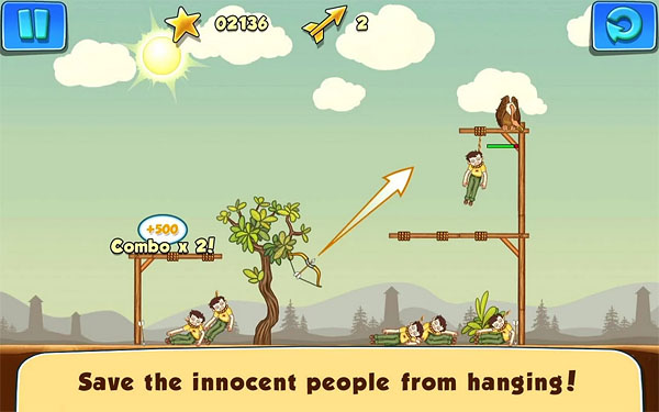 Бесплатная игра Gibbets 2 для Android - спасаем висельников