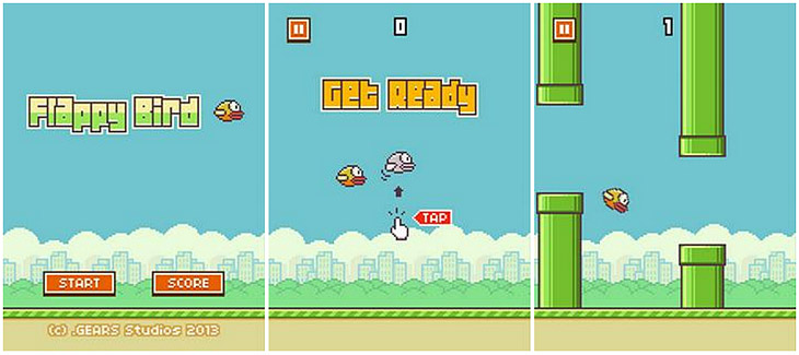  2  Flappy Bird:     App Store  Google Play