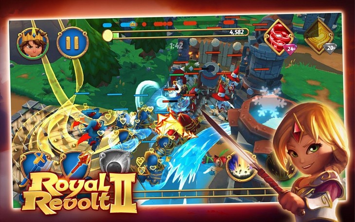  5   Royal Revolt 2  Android:    