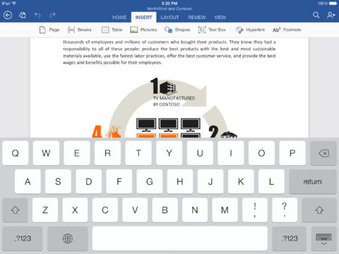  4  Word, Excel  PowerPoint  iPad:   App Store