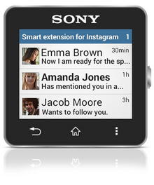 Instagram  - Sony SmartWatch 2