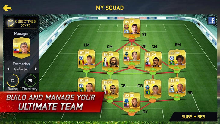  5   FIFA 15 Ultimate Team:  Android   