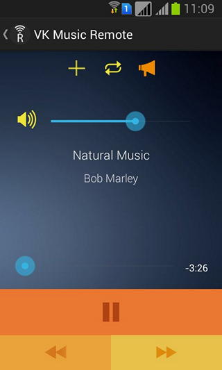 Android- VK Music Remote     
