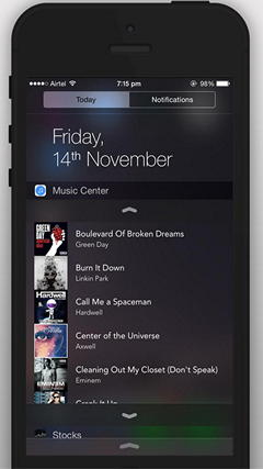  iOS- Music Center -     