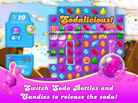 Скриншот Candy Crush Soda Saga для iPad