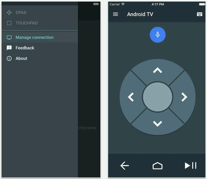 Приложение Андроид ТВ для iPhone и iPad