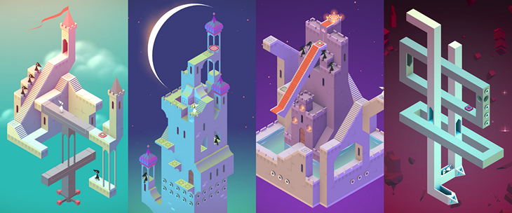  2    Monument Valley  Android  iOS  14  $
