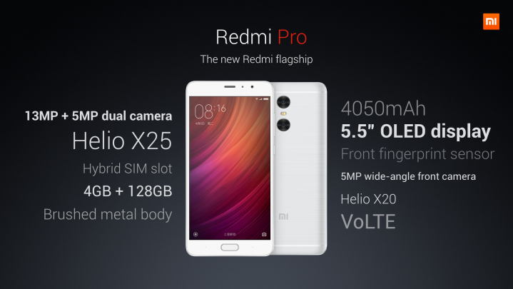 2  Xiaomi Redmi Pro : Helio X25   