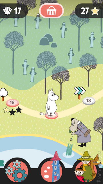 4    Moomin Quest  Android  iOS:      