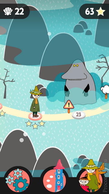  6    Moomin Quest  Android  iOS:      