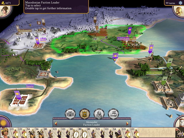 Обзор стратегии Total War – Alexander для iPad