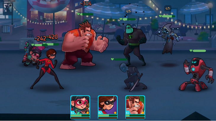  4   Disney Heroes: Battle Mode:    c     Pixar
