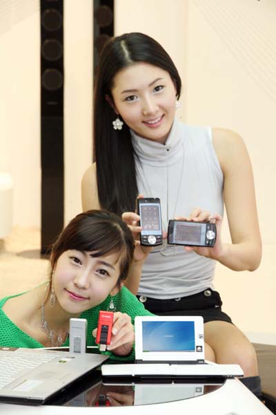  5  Samsung        Mobile WiMAX:   (SPH-M8200), Deluxe MITs (SPH-P9200), USB- (SPH-H1300, SWT-H200K) 