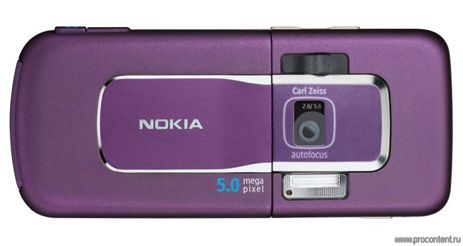  5  Nokia 6220 classic:     